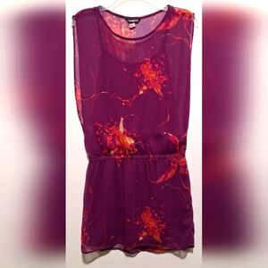 EXPRESS FLORAL LIGHT-WEIGHT DRESS. XS/TP